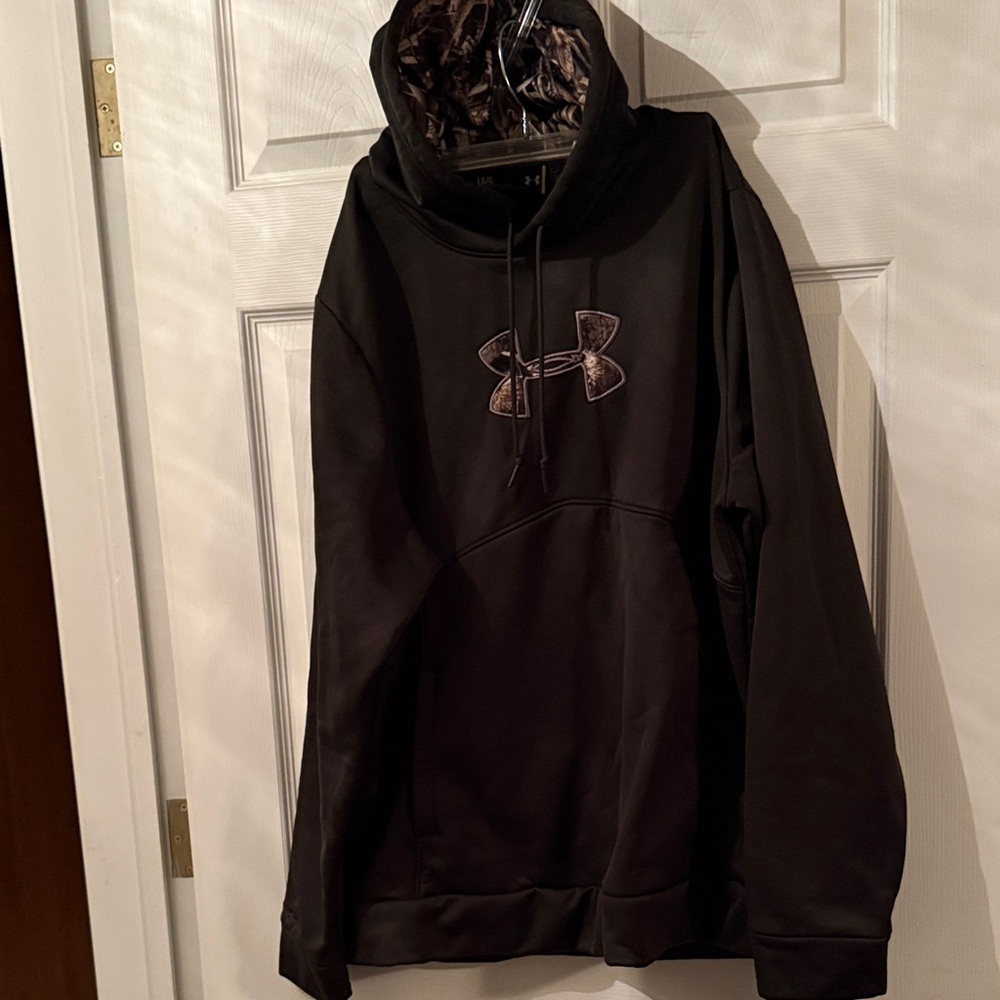 Under Armour Dark Hoodie with Camo Logo